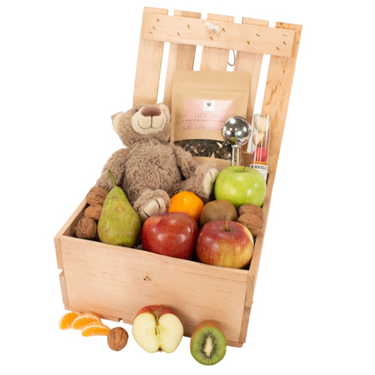 Fruitkist met Knuffel