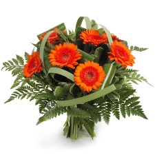 Boeket Gerbera oranje